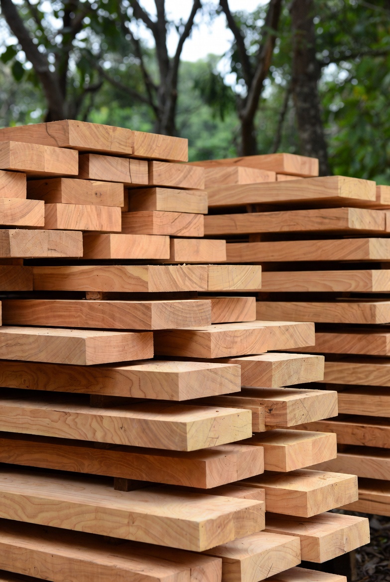 Premium Deodar timber logs